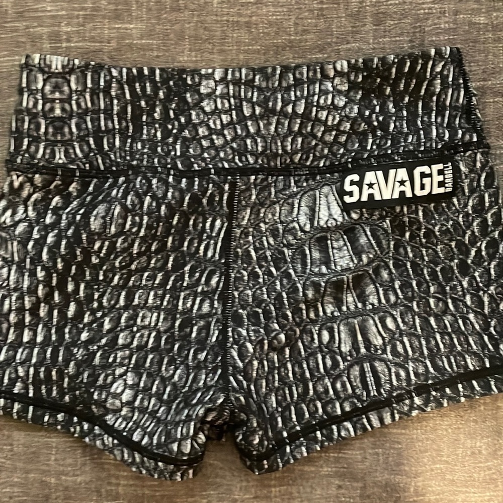 Savage Barbell workout shorts